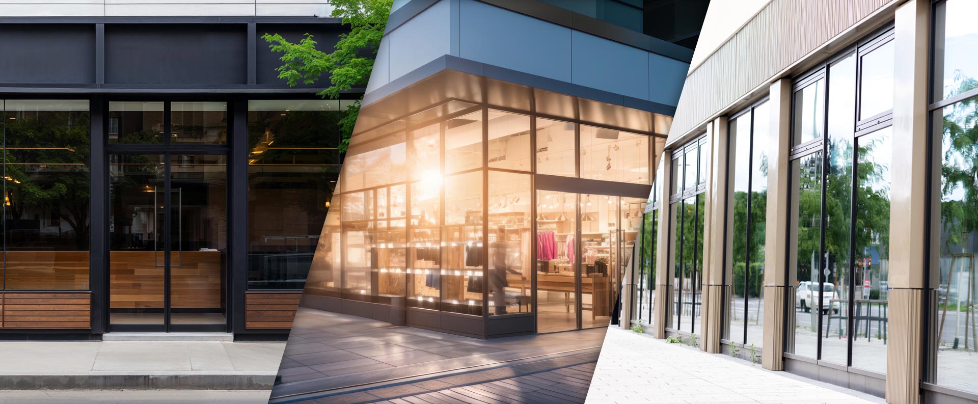 Store front glass replacement